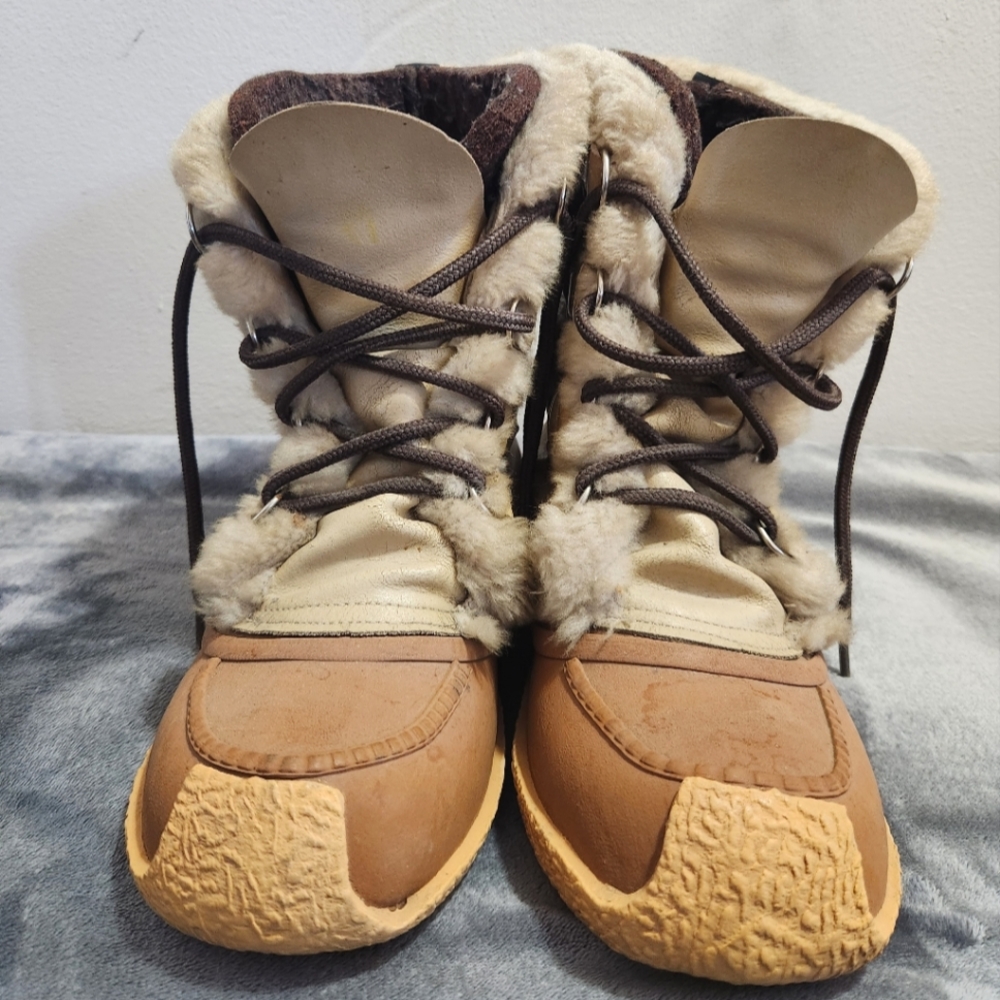 Brown Sorel Made in Canada Nanook Vintage Winter Boots